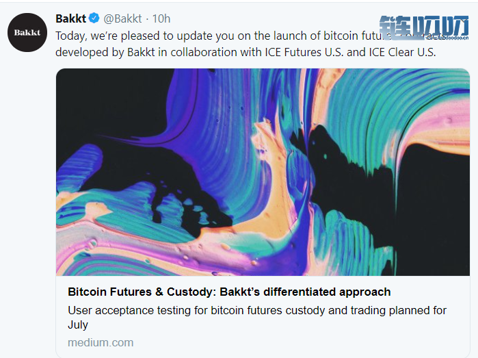 币界船长：Bakkt将于7月测试比特币期货交易，能否助力BTC...