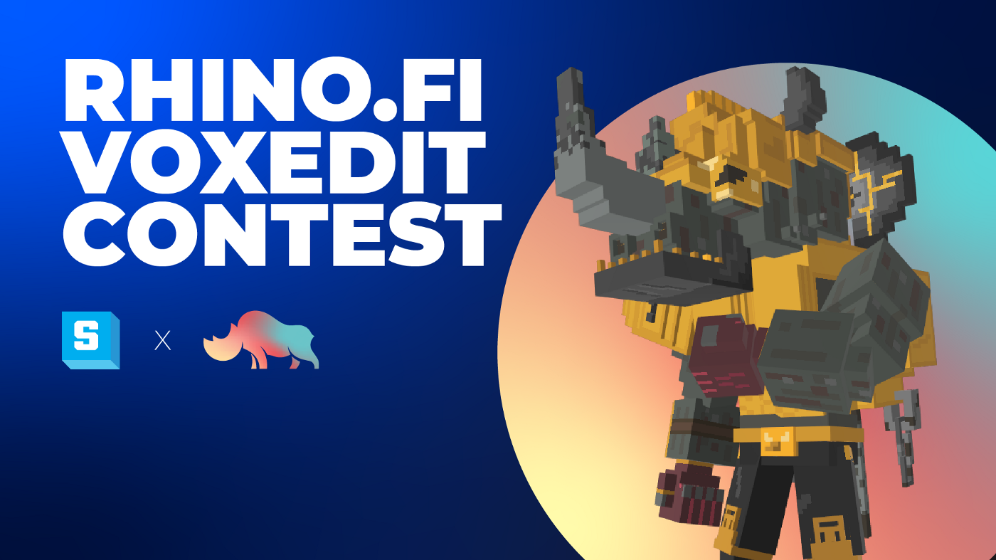 The Sandbox 联合 Rhino.fi 举办 VoxEdit 创作大赛