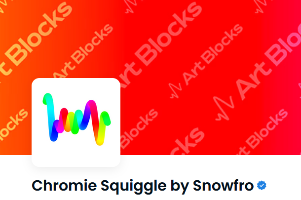 生成艺术，Chromie Squiggle，预示着NFT的未来吗？