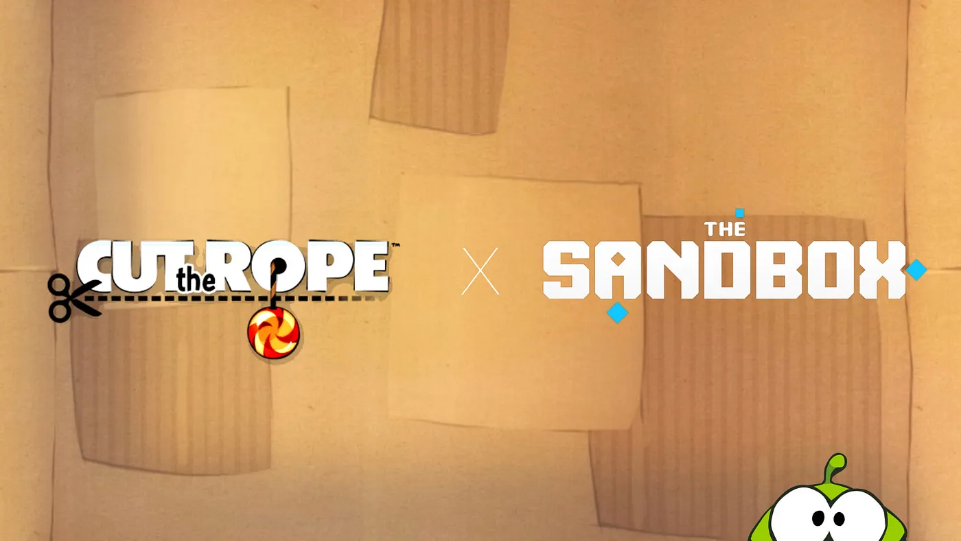 《割绳子》游戏创作者 ZeptoLab 即将进入 The Sandbox 元宇宙