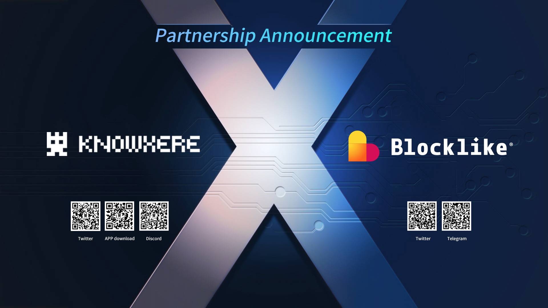 区块链垂直视频内容平台KnowHere与区块链媒体Blocklike达成战略合作，为用户提供更优质多元的媒体服务