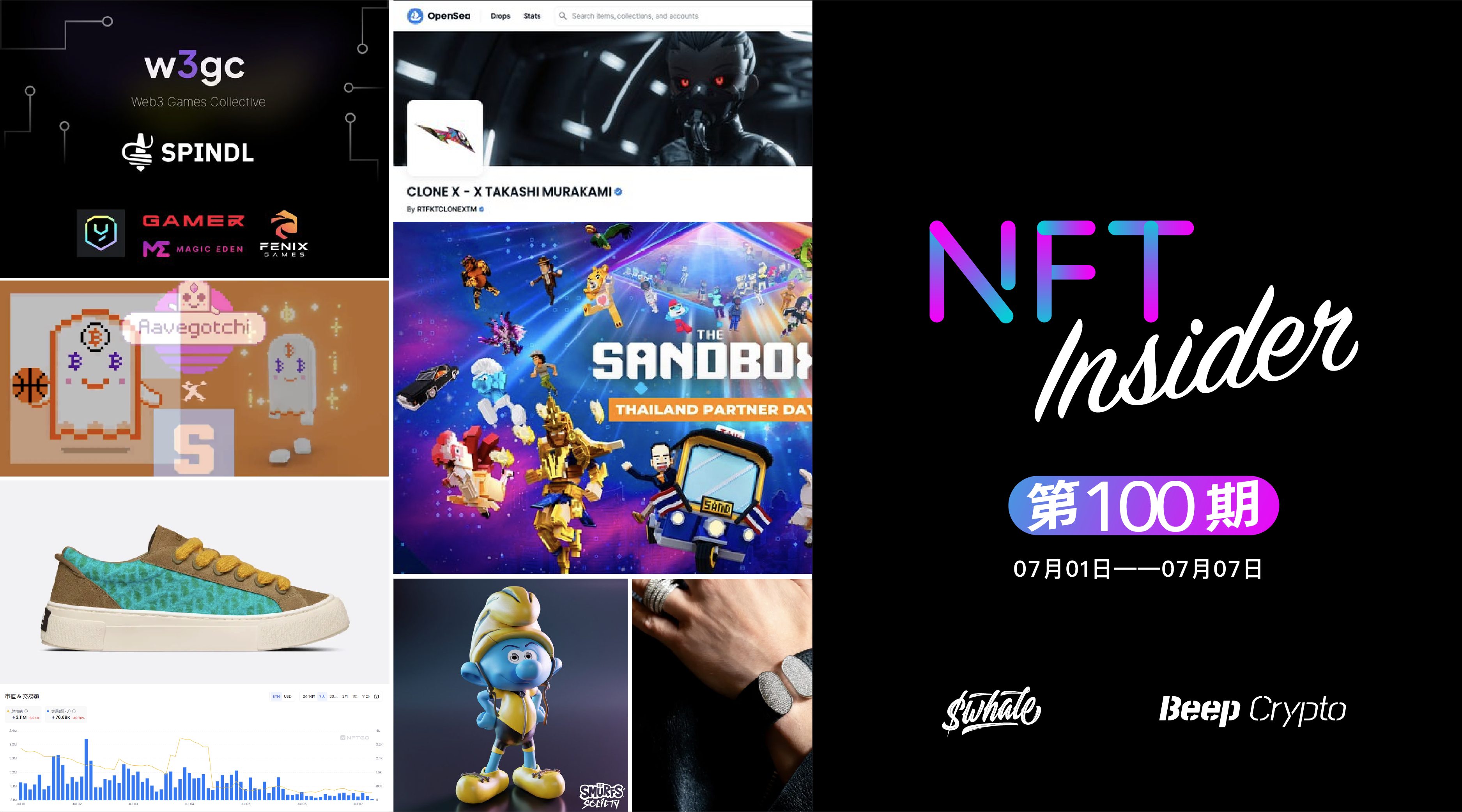 NFT Insider #100：The Sandbox 展示泰国 2023 年元宇宙生态系统，​游戏巨头世嘉暂缓链游项目开发