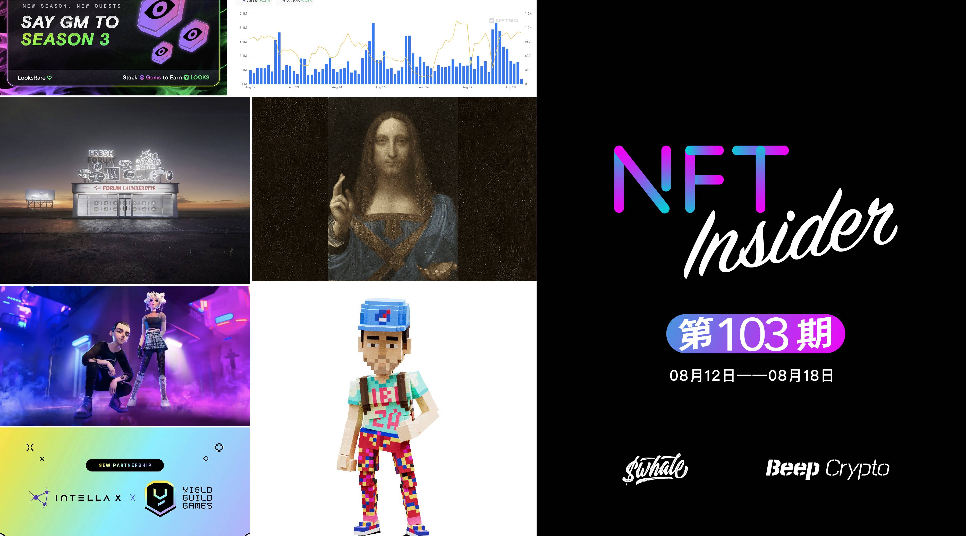 NFT Insider #103：The Sandbox 与音乐天才Agoria携手，Intela X宣布与YGG建立合作关系