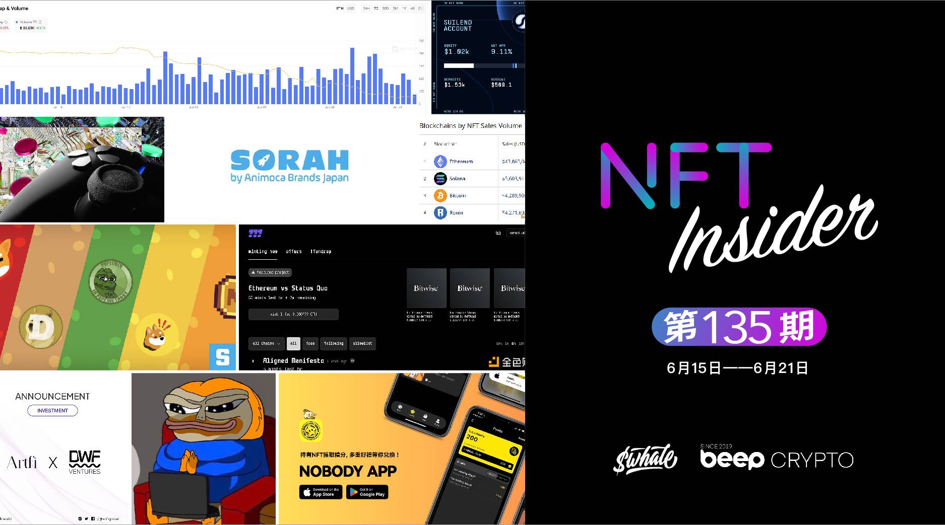 NFT Insider #135：Slerf即将向NFT持有者进行空投，The Sandbox购买了Meme代币