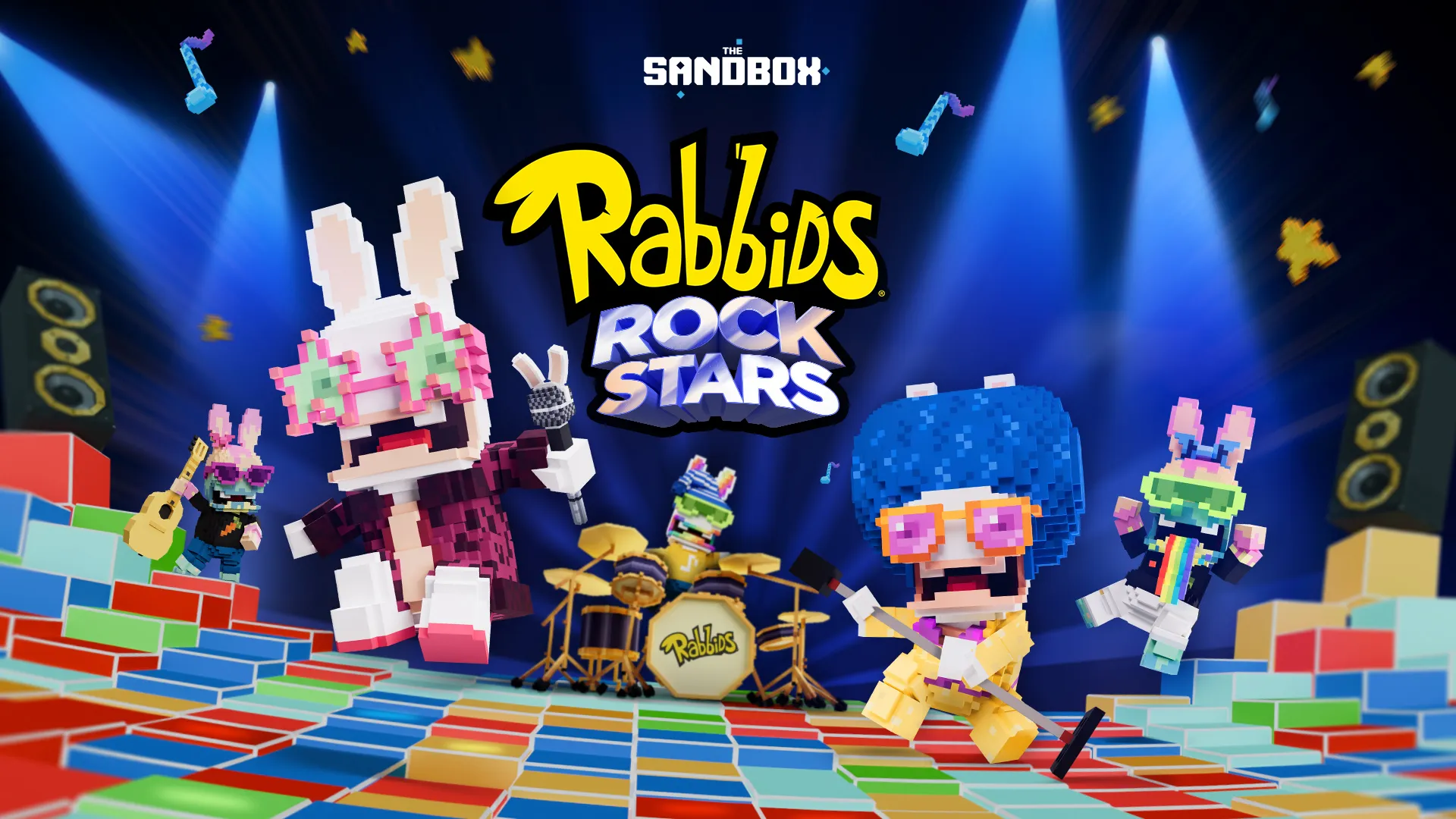 让你的 Rabbids Rockstar人物化身加入欢乐行列！