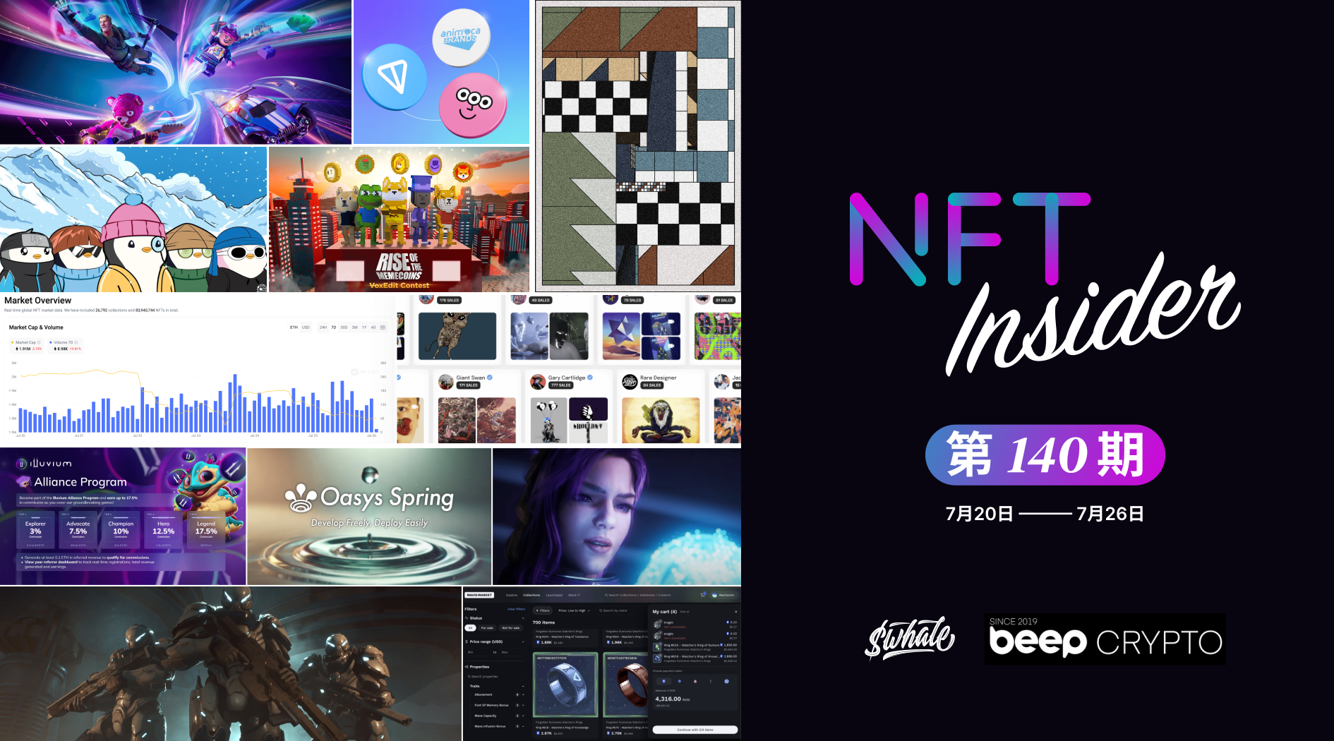 NFT Insider #140：Illuvium Zero 启动公开测试版主网，Sandbox 推出「Memecoin 崛起」系列活动