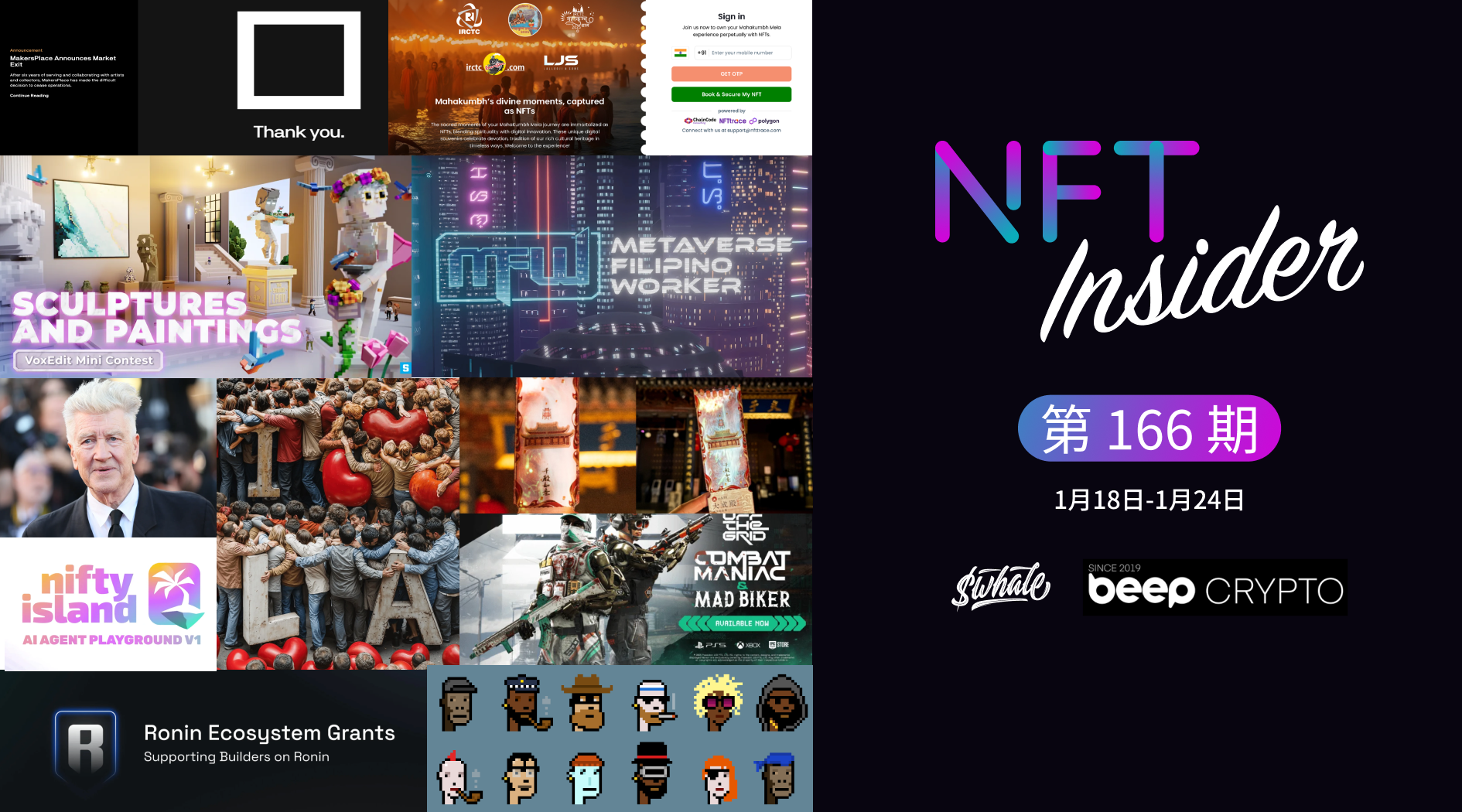 NFT Insider #166：Nifty Island 推出 AI Agent Playground；Ronin 推出1000万美元资助计划
